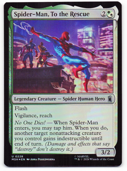 Spider-Man, To the Rescue Marvel Super Heroes Foil - Image 1