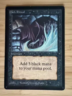 Magic: The Gathering – Dark Ritual BETA Edition (1993) - Image 1