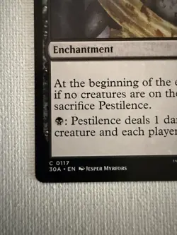 Pestilence – 30th Anniversary Edition (Rare) – English – Near Mint MTG - Image 4