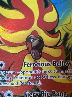 Pokemon Mega Pyroar ex 99/86 Full Art Double Ultra Rare Chaos Rising ME04 NM - Image 1