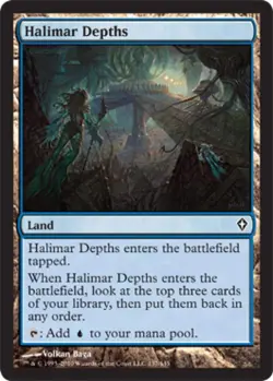 Halimar Depths - Medium Play MTG Worldwake - Image 1