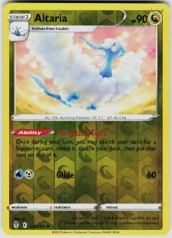 POKEMON ALTARIA 106/203 EVOLVING SKIES REVERSE HOLO NM/M - Image 1