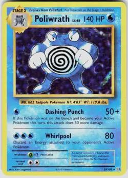 POKEMON POLIWRATH (XY EVOLUTIONS) 25/108 DECK EXCLUSIVES NM/M - Image 1