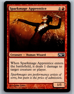 MTG Magic 2010 4x Sparkmage Apprentice #158/249 TCG CCG M10 Playset - Image 1