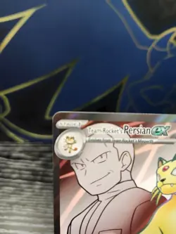Pokemon Team Rocket's Persian ex Ultra Rare 219/182 DRI SV10: Destined Rivals NM - Image 2