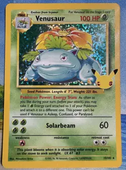 Venusaur 15/102 Celebrations: Classic Collection Pokemon Holo NM - Image 1