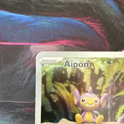 Pokemon TCG Aipom 211/182 SV04 Paradox Rift Illustration Rare Holo 2023 - Image 2