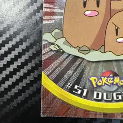 Dugtrio Topps Chrome Pokemon TV Animation Edition #51 2000 MP - Image 4