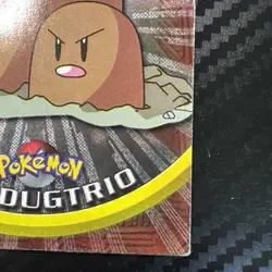 Dugtrio Topps Chrome Pokemon TV Animation Edition #51 2000 MP - Image 5
