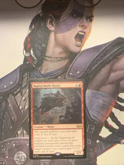 MTG Magic the Gathering Raging Battle Mouse (143/475) Wilds of Eldraine LP - Image 1