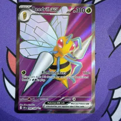 Pokemon TCG - Beedrill ex 098/086 ME04: Chaos Rising Holo Ultra Rare - Image 1