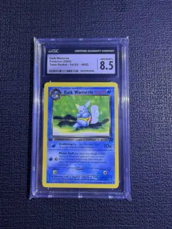 Pokemon CGC Graded Lot: Dark Charmeleon 9, Wartortle 8.5, Ivysaur 8.5 1st Ed - Image 5