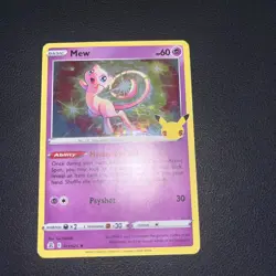 Pokemon TCG - Mew - Celebrations - 011/025 - Holo Holo Rare - Image 1