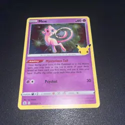 Pokemon TCG - Mew - Celebrations - 011/025 - Holo Holo Rare - Image 2
