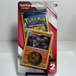 Pokemon 2 Mini Booster Packs + Machamp Promo + Coin (2 x Evolutions ) - Image 1