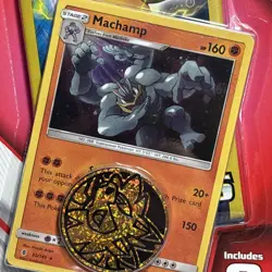 Pokemon 2 Mini Booster Packs + Machamp Promo + Coin (2 x Evolutions ) - Image 3