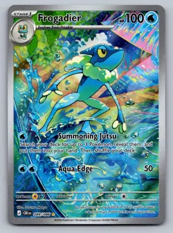 FROGADIER 089/086 HOLO ILLUSTRATION RARE CHAOS RISING POKEMON NM/M - Image 1