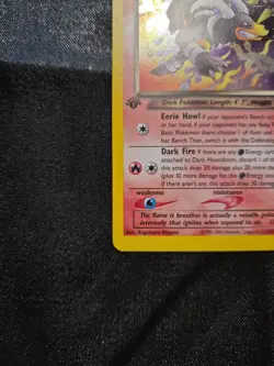 Pokemon 1st Edition Dark Houndoom 7/105 Neo Destiny Holo - Image 3