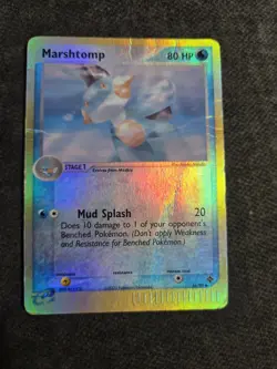 Pokemon Marshtomp 36/97 EX Dragon Reverse Holo Vintage 2003 - Image 1