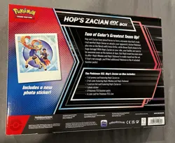 Pokemon TCG Hop’s Zacian ex Box Sealed 4 Booster Packs Promo Oversized Sticker - Image 2