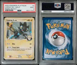 2009 Pokemon Luxray GL Holo 9/111 Rising Rivals PSA 9 - Image 3