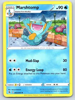 Marshtomp 063/264 Uncommon Fusion Strike Pokemon Near Mint - Image 1