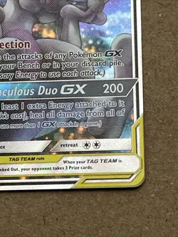 Mewtwo & Mew GX SM191 SM Holo Pokemon - Image 5