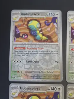 [4x Playset] Dudunsparce 80/131 [x4] - [REV HOLO] Prismatic Evo - Pokemon TCG NM - Image 2