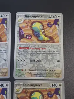 [4x Playset] Dudunsparce 80/131 [x4] - [REV HOLO] Prismatic Evo - Pokemon TCG NM - Image 3
