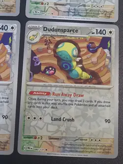 [4x Playset] Dudunsparce 80/131 [x4] - [REV HOLO] Prismatic Evo - Pokemon TCG NM - Image 5