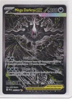 Mega Darkrai ex 116/084 SIR Pitch Black Pokemon TCG English Holo Raw LP - Image 1
