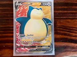 The Pokemon Company Snorlax V 197/202 Swsh01 Sword & Shield Full Art Holo UR - Image 1