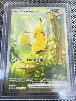 Pikachu ex 276/217 Ascended Heroes SIR Full Art Holo English Pokemon TCG - Image 1