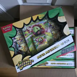 Pokemon TCG Ascended Heroes Mega Meganium Ex Box Lot of 5 Sealed - Image 1