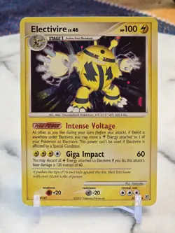 Pokemon TCG Electivire 3/130 Diamond and Pearl Reverse Holo LP - Image 1