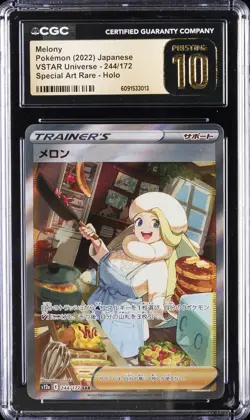2022 POKEMON JAPANESE #244/172 MELONY CGC 10 PRISTINE - Image 1