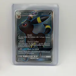 Pokemon TCG Umbreon GX Full Art Holo Card 142/149 Sun and Moon Base Set NM - Image 1