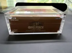 One Piece Premium Booster Box The Best PRB-01 English Sealed Mint in Acrylic - Image 5