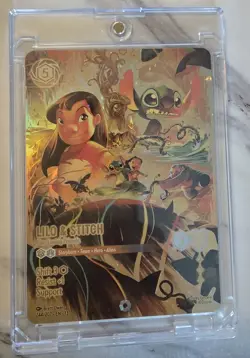 Disney Lorcana Lilo & Stitch Fun-Loving Friends 244/204 Iconic Foil - Image 1
