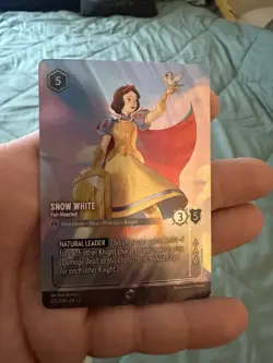 Disney Lorcana Snow White - Fair-Hearted 220/204 Enchanted Holo English - Image 2
