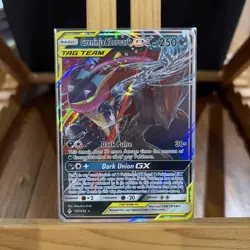 Pokemon Greninja & Zoroark GX Holo Ultra Rare Card Unbroken Bonds SM10 107/214 - Image 1