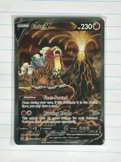 Entei v Crown Zenith Galarian Gallery Holo Ultra Rare Pokemon TCG GG36/GG70 NM - Image 1