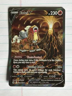 Entei v Crown Zenith Galarian Gallery Holo Ultra Rare Pokemon TCG GG36/GG70 NM - Image 4