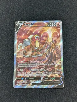 Pokemon TCG Entei V GG36/GG70 Crown Zenith Galarian Gallery – Ultra Rare – NM/M - Image 1
