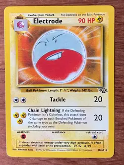 Pokemon TCG Electrode 18/64 Jungle Rare Regular Non-holo LP WOTC 1999 vintage - Image 1
