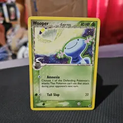 Wooper Pokemon TCG EX Dragon Frontiers Common Card #71/101 - Image 1
