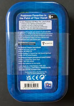 Pokemon GO Mini Tin Pokemon Cards 2022 Snorlax Artwork TCG NEW - Image 2