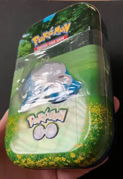 Pokemon GO Mini Tin Pokemon Cards 2022 Snorlax Artwork TCG NEW - Image 5