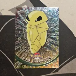 Kakuna 14 Foil Topps Chrome TV Animation Edition LP Pokemon Card - Image 1