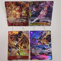 One Piece Illustration Box Vol 5 And 6 Promo Cards Ace Sabo Law Rosinante Tcg - Image 2